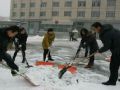 杭州 社工踏冰雪走访90余户高龄独居老人