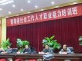 青海省社会工作人才能力提升示范培训班成功举办